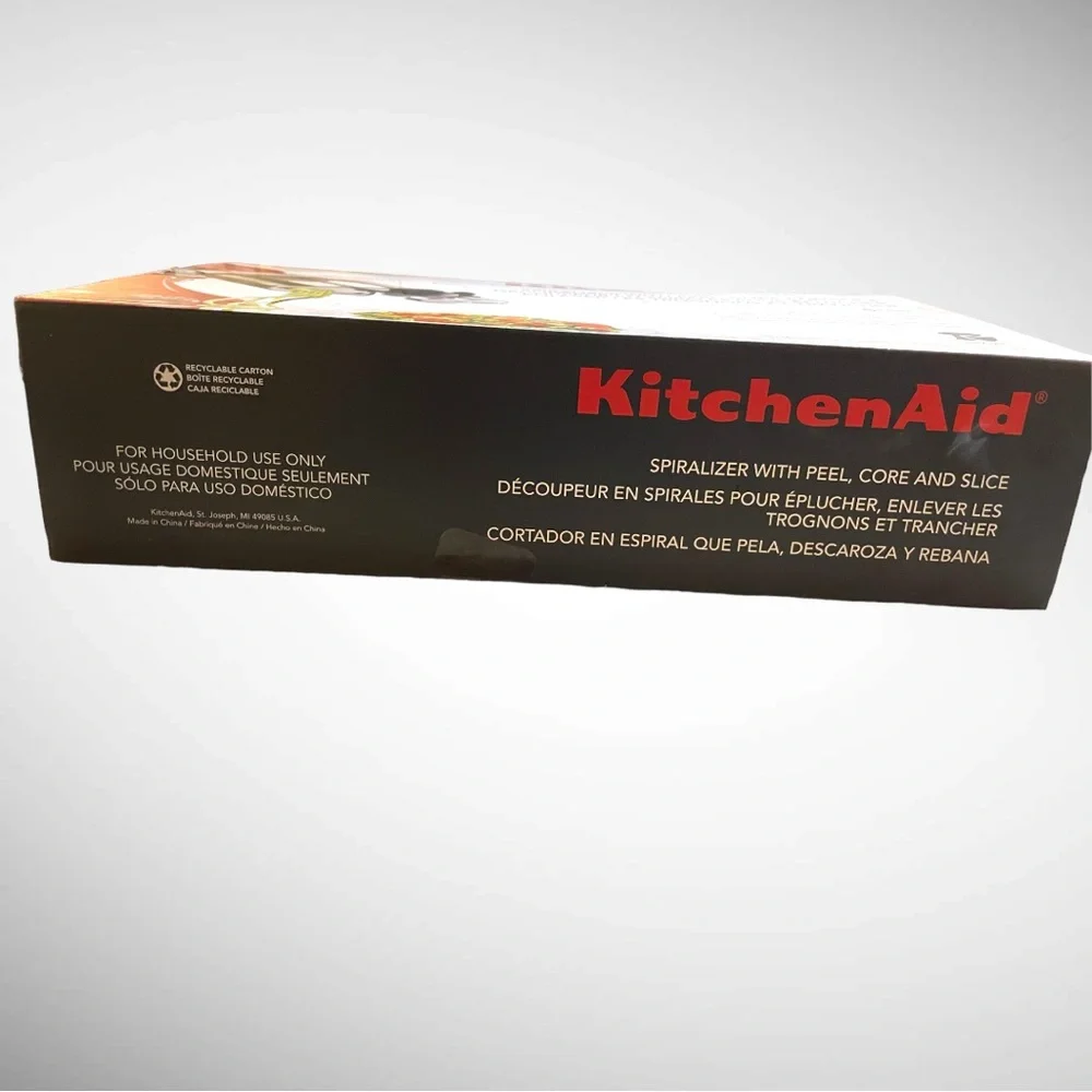 New! KitchenAid SPIRALIZER PEEL, CORE SLICE STAND MIXER ATTACHMENT